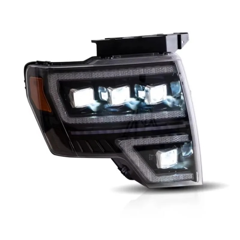 Car LED Lights Front Lamps Headlights Assembly for  F150 2009-2014 DRL Start-up Animation Running Light